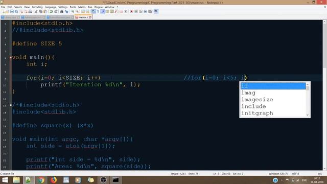 22. Macros and Command Line Arguments