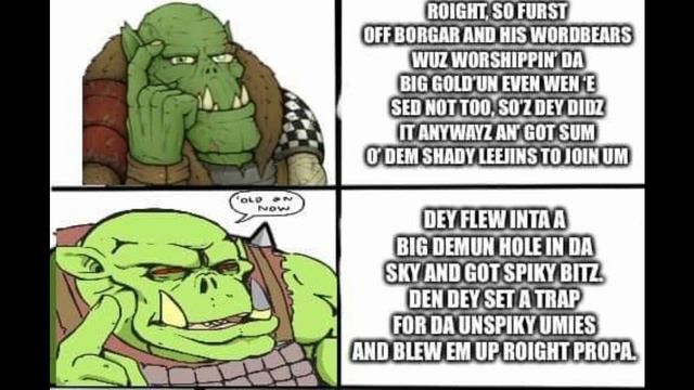 Orks Explain the Horus Heresy |  Warhammer 40k Lore