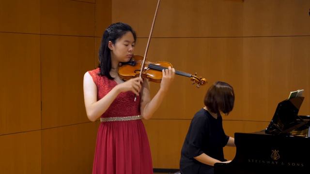 Symphonie Espagnole 1st Movement by Lalo - Hana Tsai, 12 yrs old