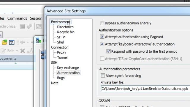 NeLS_Portal: How to connect WinSCP and Putty