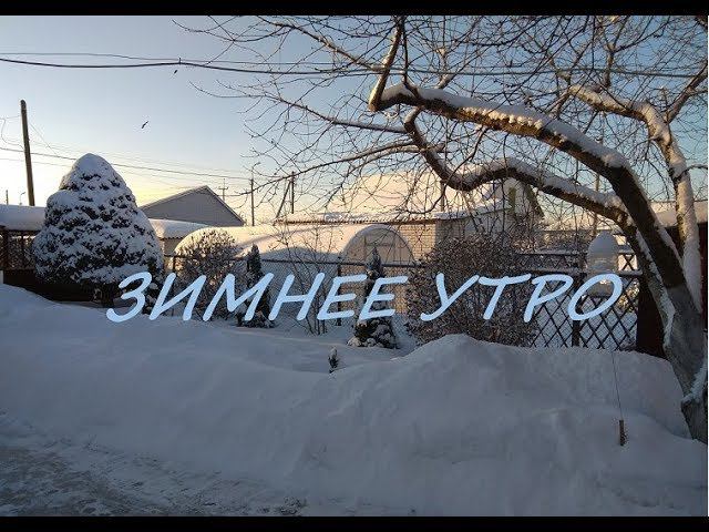 ЗИМНЕЕ УТРО