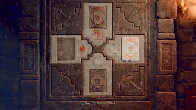 Resident Evil 4 remake Lithograph Stone Puzzle