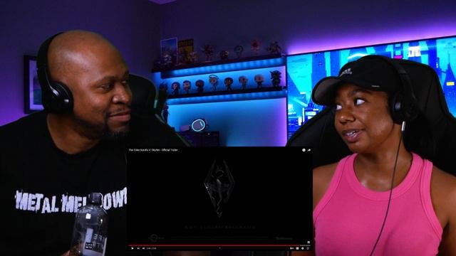 Wife Discovers Elder Scrolls [Skyrim] Reaction