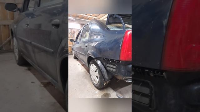 "Dacia Logan" ремонт задніх арок