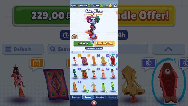 обзор на обнову в subway surf+открытие подарков