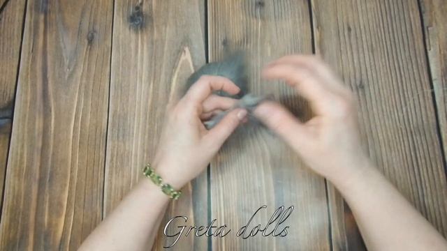 ВОЛОСЫ ИЗ МЕХА. КУКЛА ИЗ КАПРОНА ДЛЯ НАЧИНАЮЩИХ.