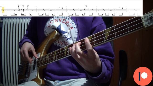 Black Sabbath - Electric Funeral Bass Cover (With Playalong Tab)