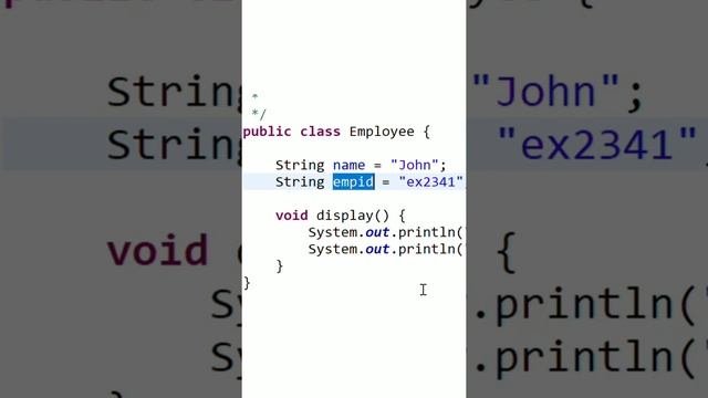 class and an object