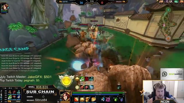 RAID BOSS: 5v1 AMATERASU VERSUS THE WORLD - Smite - Incon