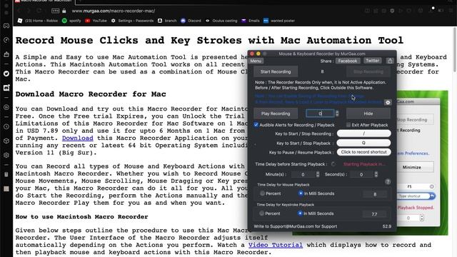 How to macro in da hood on mac
