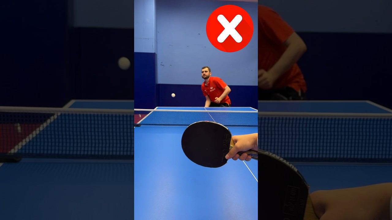 Как принять ВЕРХНИЙ боковой ТОПОР слева? #tabletennis #phonk #shorts