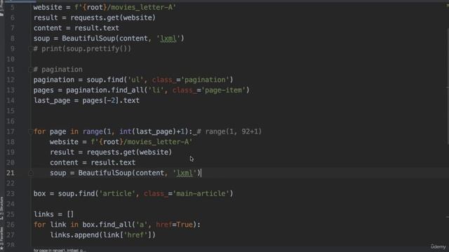 3. Scraping Multiple Pages with Beautiful Soup 3. Pagination