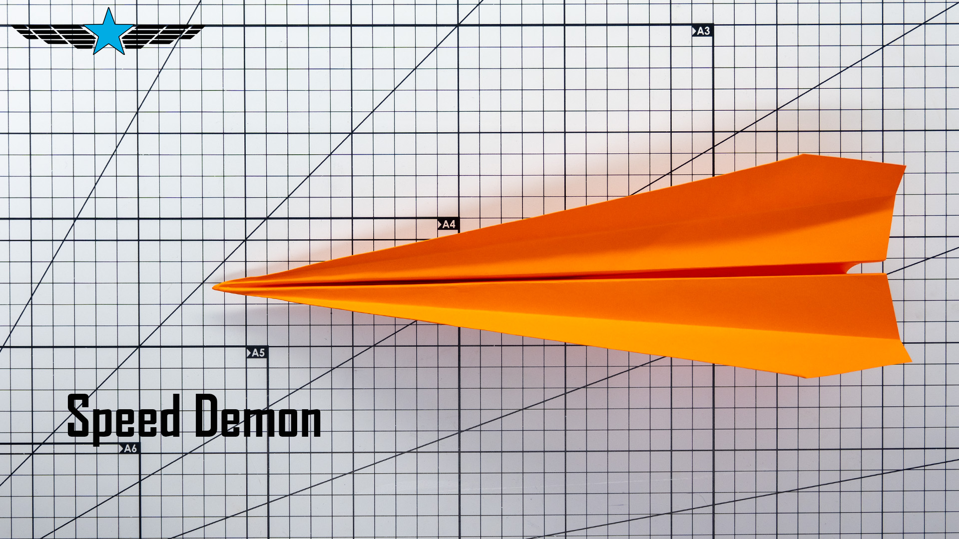 Оригами «Демон скорости» — сочетание бумаги и аэродинамической силы