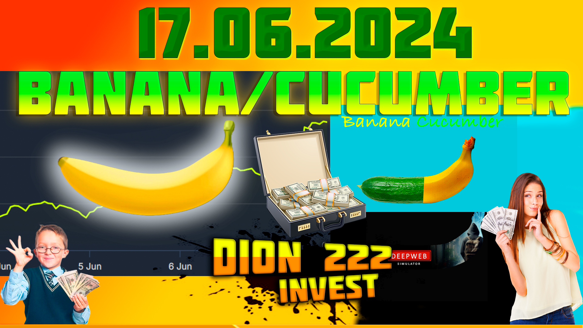 НОВАЯ ИГРА 🍌 BANANA & CUCUMBER - Фарм баланса В Steam 🍌 #Заработок #banana  #hamstercombat #steam
