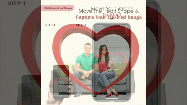 VALENTINES SPECIAL FREE 3D AR HEART FRAME MAKER | VALENTINES DAY 2021 | MELBOURNE FRESH FLOWERS