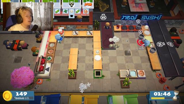Overповара в Overcooked 2