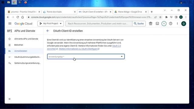 Rclone synchronisiert Google Drive