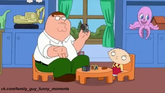 Гриффины  Питер и Стьюи меряются