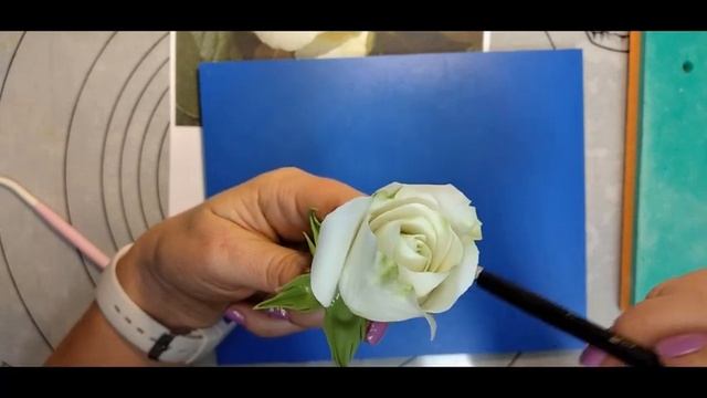 Роза з цукрової мастики. Rose gumpaste. Sugar flowers