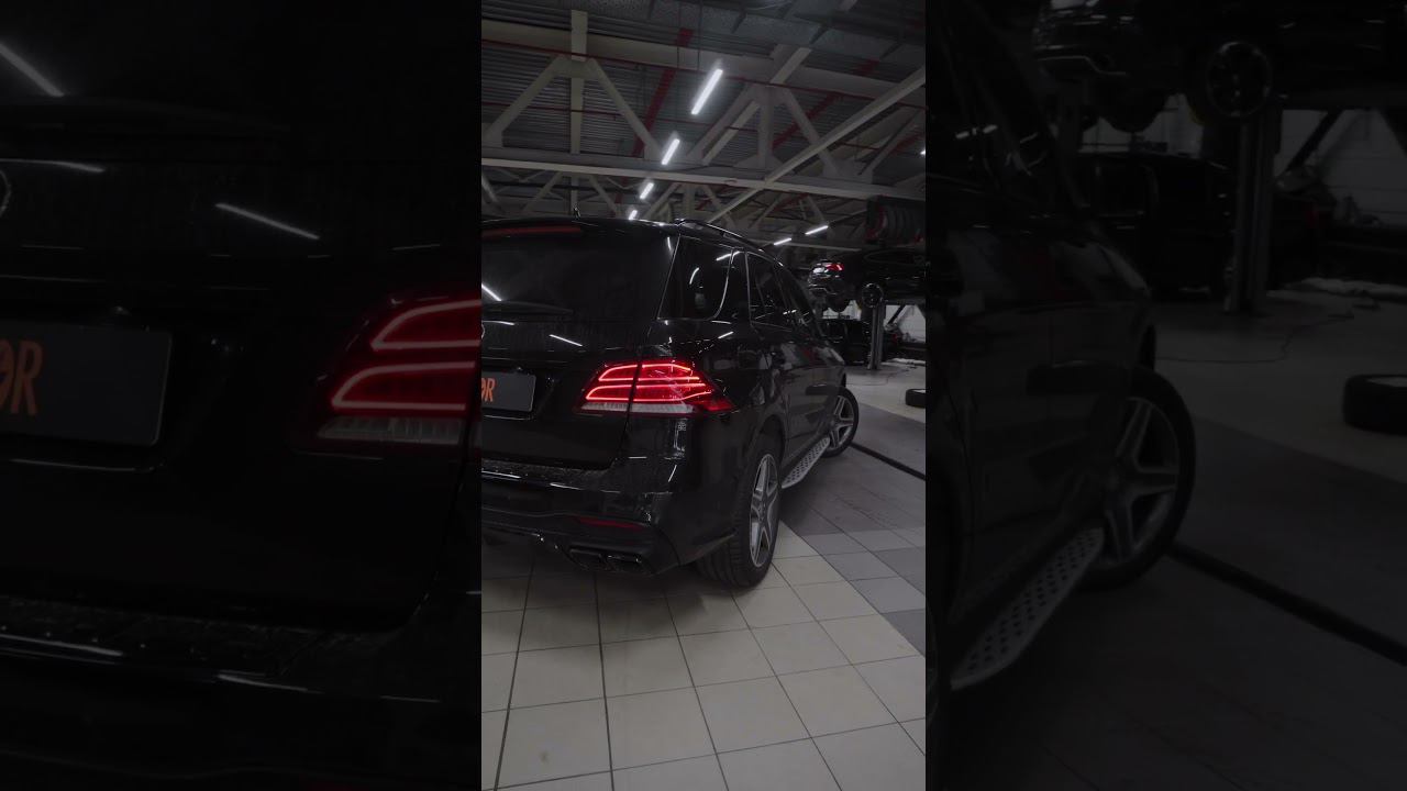 Электронная Выхлопная Система THOR на Mercedes Benz GLE  #tuning #shorts