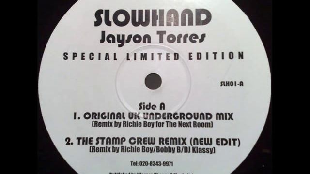 Jayson Torres - Slowhand (Original UK Underground Mix)(TO)