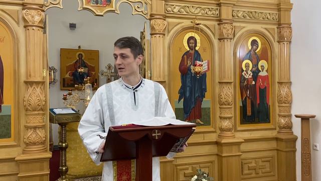 Сретение: 15.02’24. Чтение Евангелия. Слово говорит Тимофей Воронов.