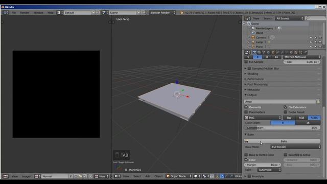 Baking Normal and AO map 1