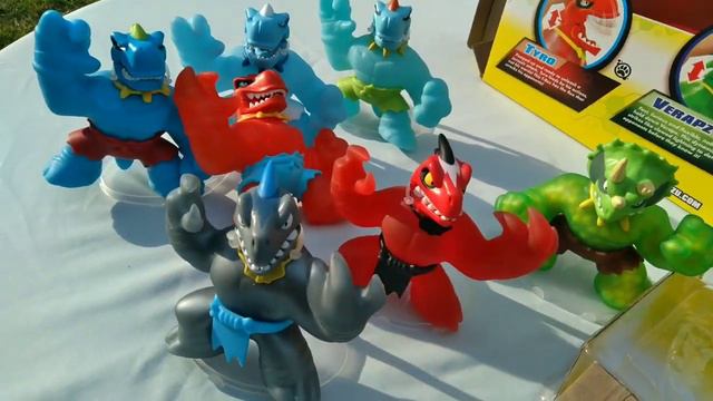 Goo Jit Zu! Round 64! Chomp Attack All-Stars 3-Pack! Exclusive Verapz, Tyro, and Tritops!