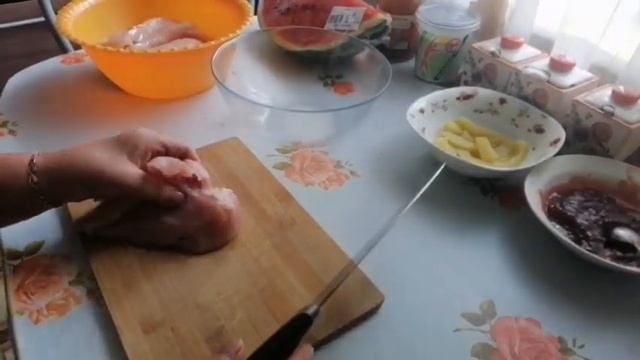 Что мы купили в магазине //Рубленные куриные котлеты //