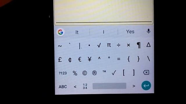 Find cool special characters ? symbols on Android keyboard