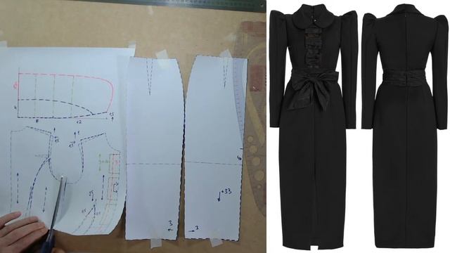 моделируем платье modelado de vestido #курсыкройкиишитья  #валерийпрокудиншитьё #diseño.