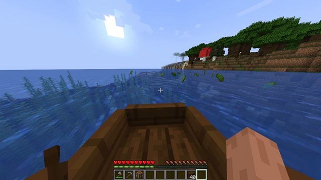 Hunting for Giant Steve in Minecraft java edition.