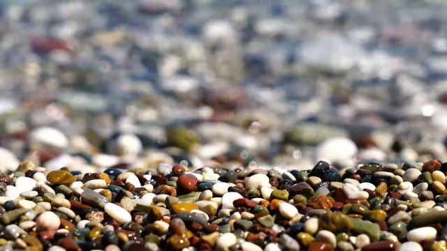 Relax Music. Прекрасная музыка и вид морской гальки на 3 часа