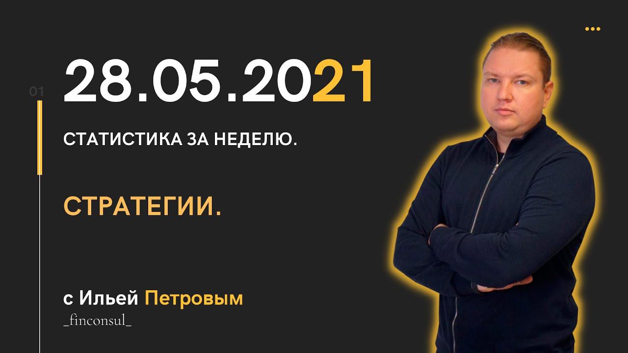 Обзор стратегий 28.05.2021. Почему одни зарабатываю, а другие выходят с убытком! Честный обзор