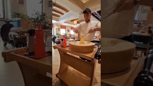 Спагетти 🍝  в головке сыра