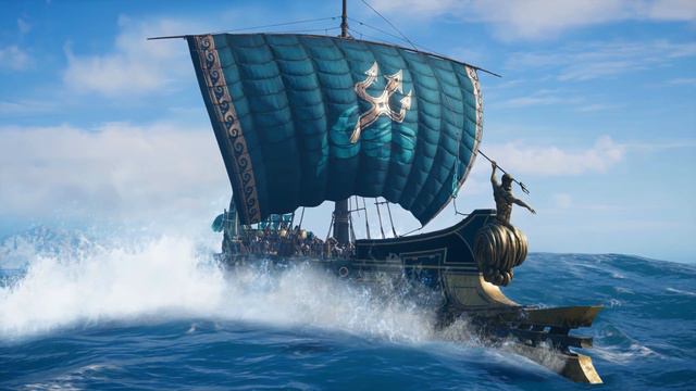 Парус из Игры Кредо Ассасина: Одиссея | Sail / Boat On The Sea  Assassins Creed Odyssey - Живые Обои