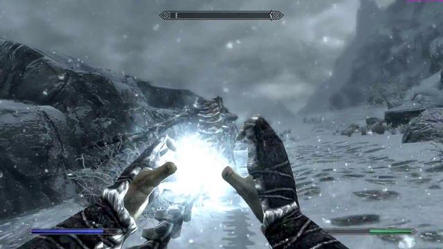 Skyrim - How to launch Dragon Skeletons miles away