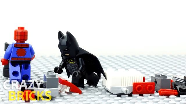 LEGO Batman Brick Building Fast Car Stop Motion Animation