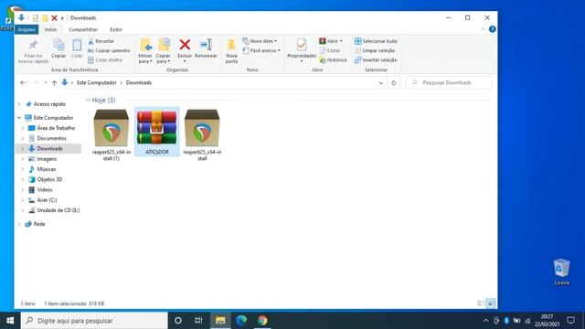 ´´CURSO PRODUZINHO EM CASA`` INSTALANDO O REAPER ``ATIVADO´´ AULA 01