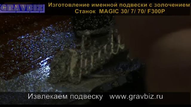 Изготовление подвески с именем из серебра и покрытием золотом