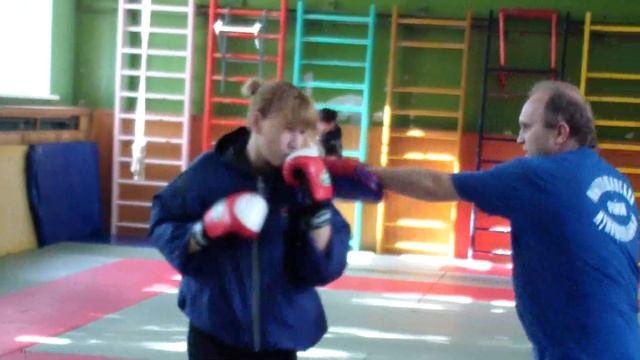 Бокс. девушка с характером.  26 тренер Конкин И. FIGHTME.RU