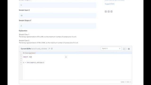 HackerRank Day 10: Binary Numbers | Python, Видео, Смотреть онлайн