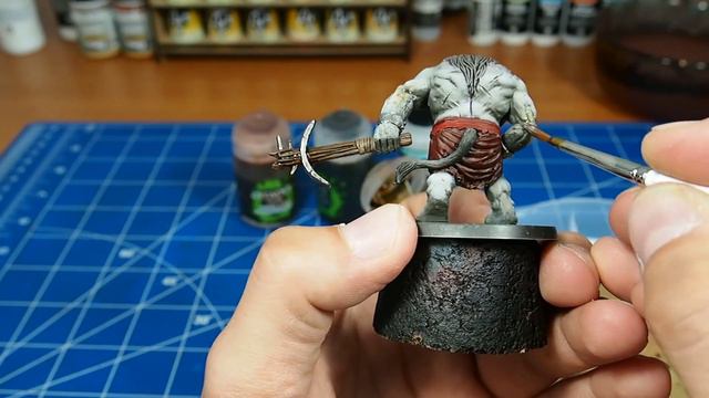 How to paint Minotaur from Mythic Battles (zombie skin!)