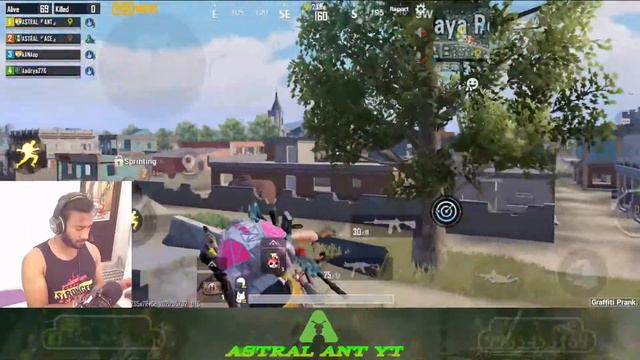 PUBG MOBILE Graffiti Prank ll ASTRAL ANT YT ll face cam ll #113 #PUBGMOBILETELUGU