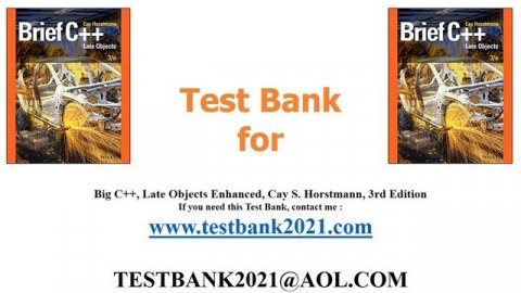 Big C++, Late Objects Enhanced, Cay S. Horstmann, 3rd Edition