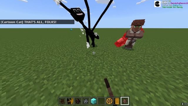 Summoning SIREN HEAD, LIGHT HEAD, BENDY, BEAST BENDY, and CARTOON CAT in Minecraft PE