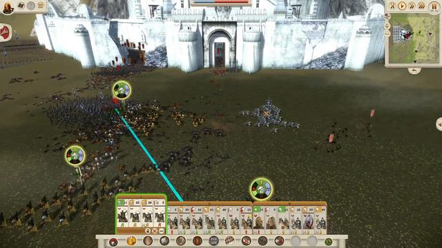 LORD OF THE RINGS TOTAL WAR REMASTERED - ROHAN EN LOS CAMPOS DE PELENNOR