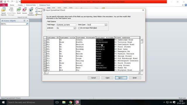 How to convert a Excel file to Access Database