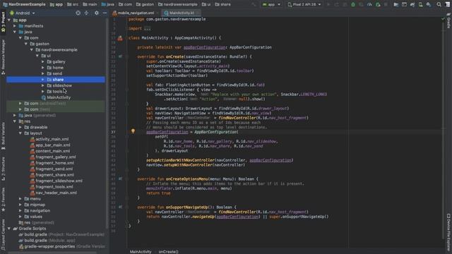 Android Studio - Como crear un Navigation Drawer