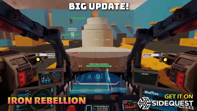 HUGE Iron Rebellion Update! Operate a GIANT MECH in VR!